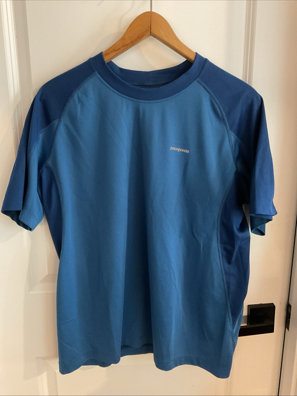 Patagonia - Blue Short Sleeve Athletic Tee - Men’s Size Large - Picture 2 of 11